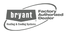 Bryant Heating & Cooling Systems, Factory Authorized Dealer logo.